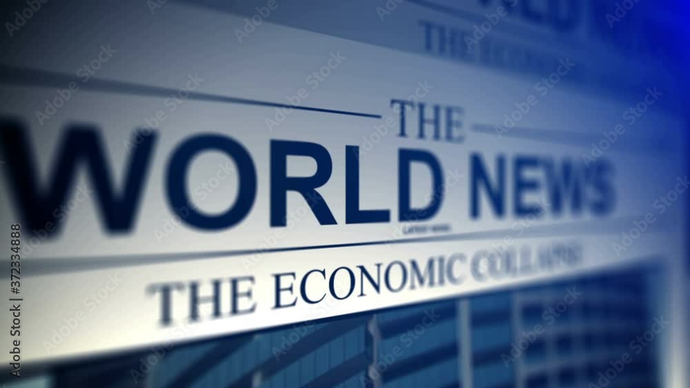 Close-up of digitally generated newspaper title Close-up of digitally generated newspaper title