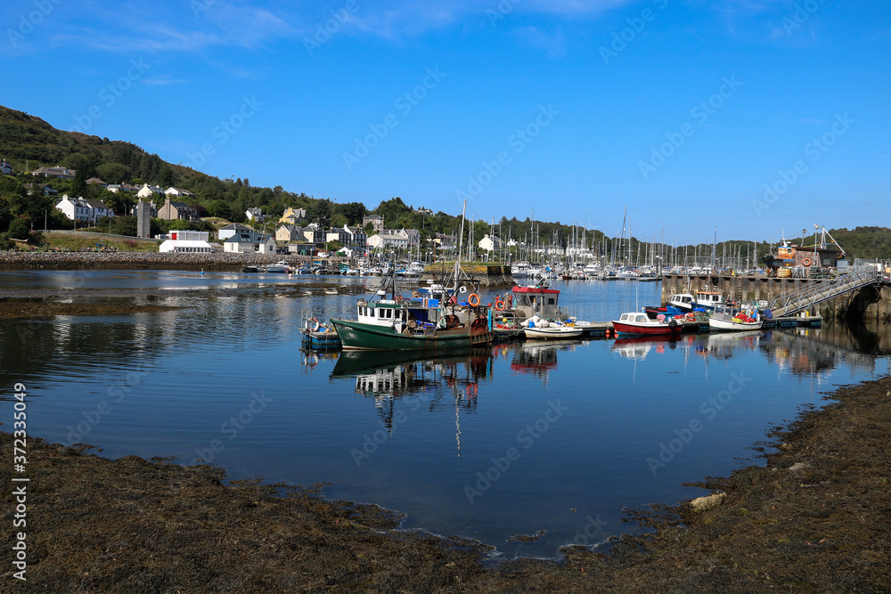 Tarbert Harbour Argyll and Bute in Scotland