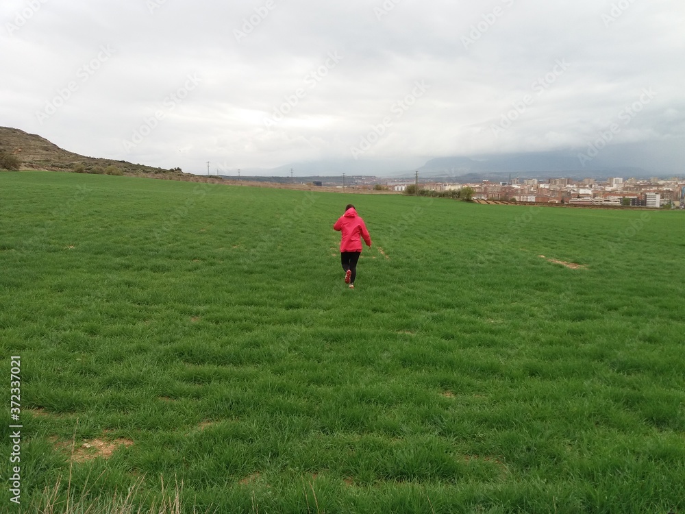 Corriendo bajo la lluvia