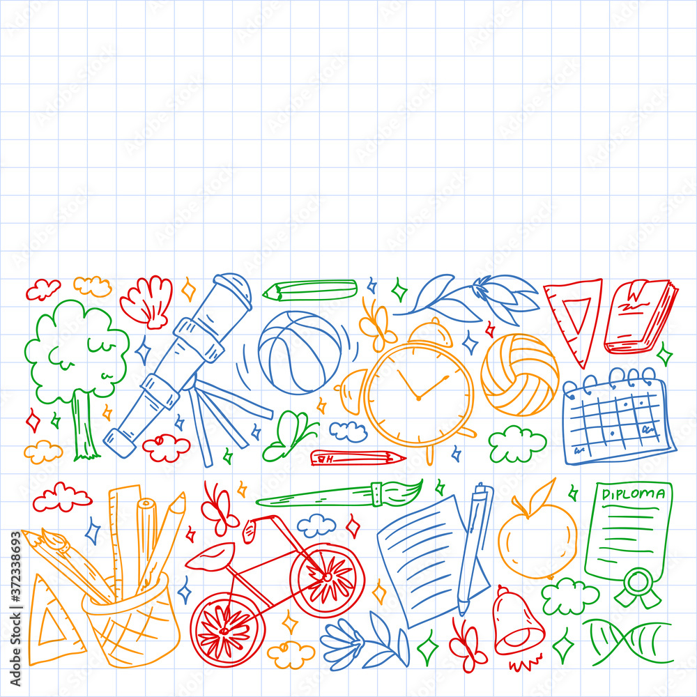 Back to school. Creativity and imagination. Back to school. Creativity and imagination.