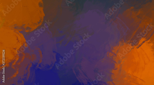 Brushed Painted Abstract Background. Brush stroked painting. Artistic vibrant and colorful wallpaper.