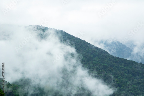 clouds over mountain © Snael