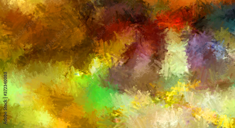 Brushed Painted Abstract Background. Brush stroked painting. Strokes of paint. 2D Illustration.