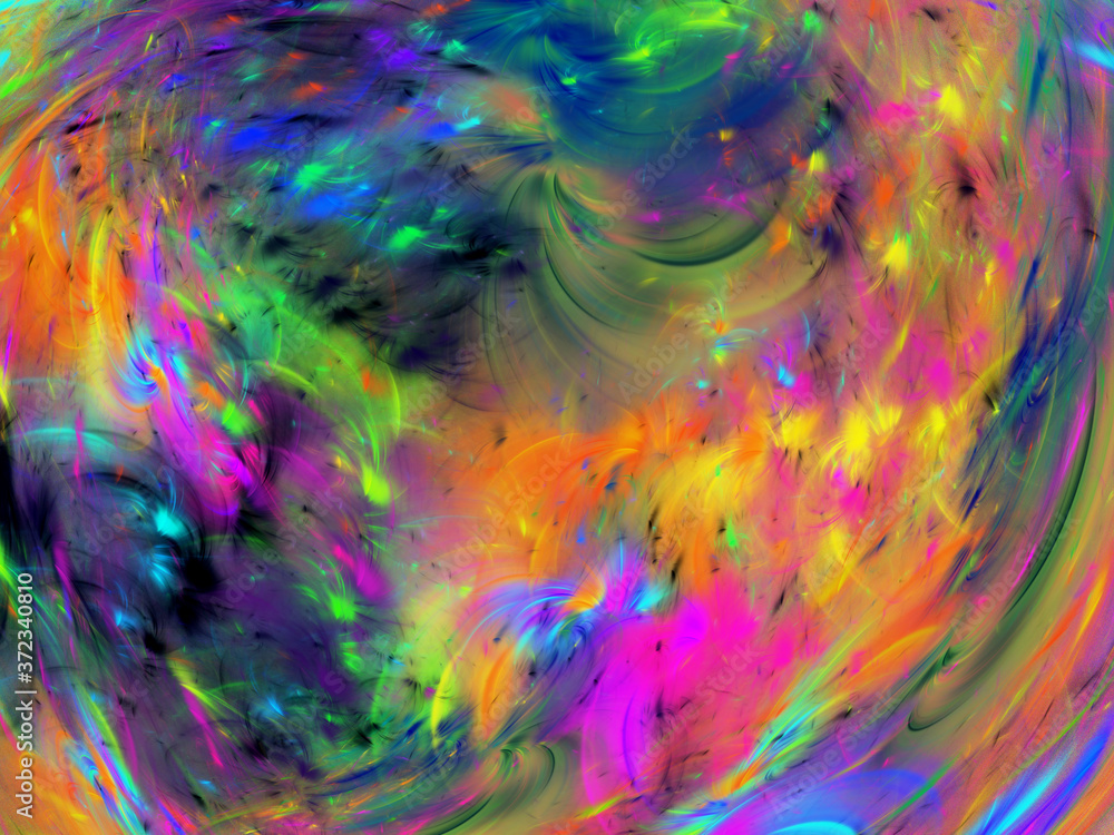 rainbow abstract fractal background 3d rendering illustration rainbow abstract fractal background 3d rendering illustration