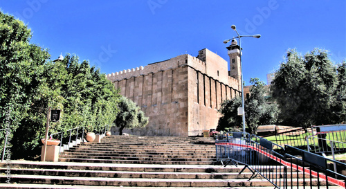 Tableau sur toile A view of the Tombs of the Patriarchs in Hebron