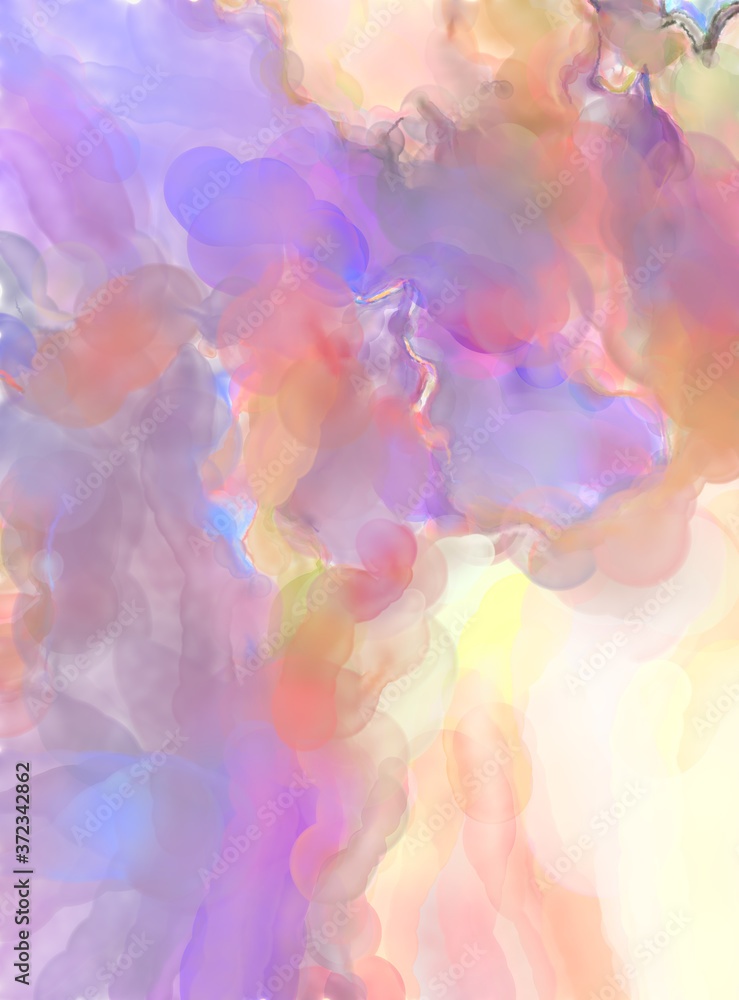 Modern art painting. Artistic watercolored backdrop material. Unique watercolor random pattern. Creative abstraction. Digital texture wallpaper. 2d illustration.