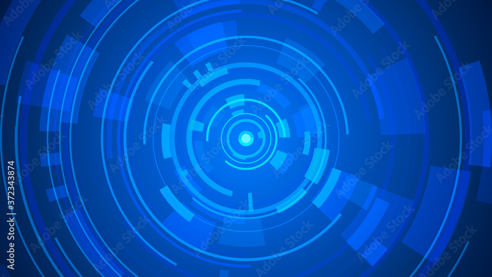 Circle blue technology Hi-tech dark background. Abstract graphic digital future concept design. Circle blue technology Hi-tech dark background. Abstract graphic digital future concept design.
