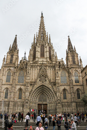 Catedral de Barcelona, in Barcelona, Spain 