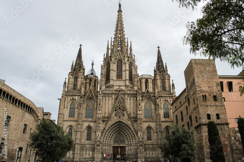 Catedral de Barcelona, in Barcelona, Spain 