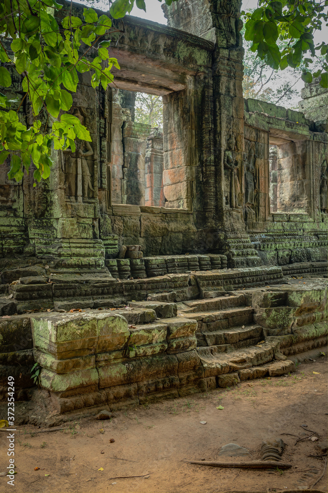 Naklejka premium Temples of the Cambodia Jungle