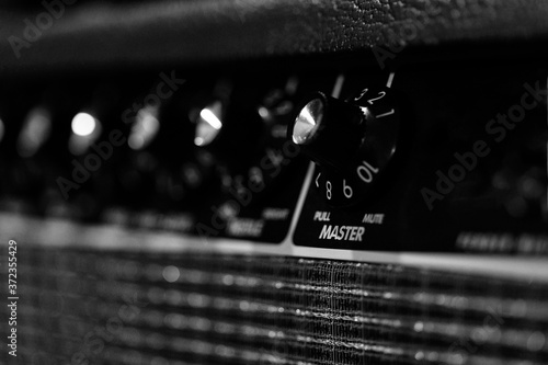 Musician: Close Up On Amplifier Knobs photo