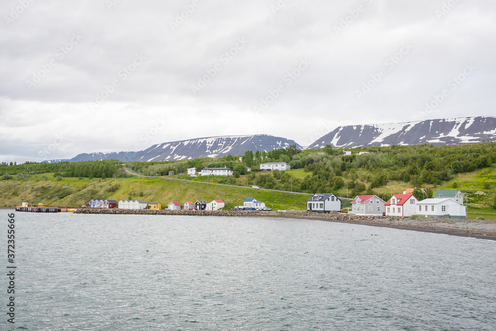 Fototapeta premium Village of Hjalteyri in Iceland
