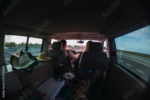 Vista desde dentro de  furgoneta © MiguelAngelJunquera