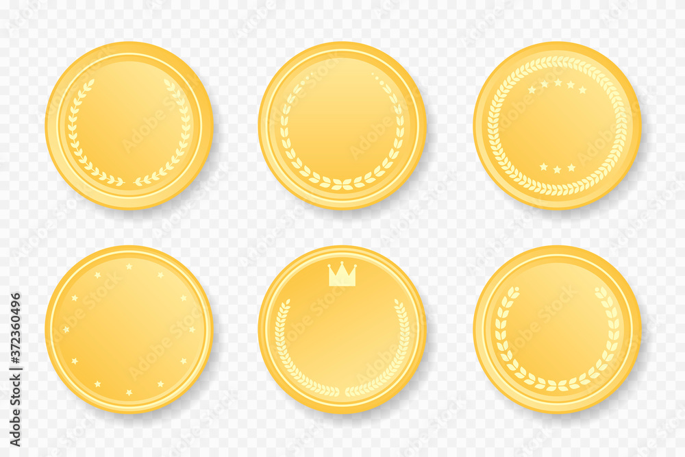 Golden sale frame badge and label vector collection Golden sale frame badge and label vector collection