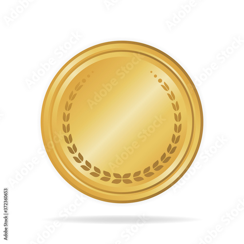 Golden sale frame badge and label vector