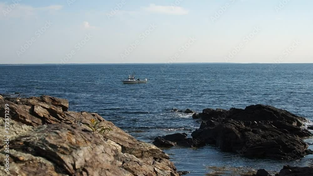 a fisherman's boat in coastal Maine a fisherman's boat in coastal Maine