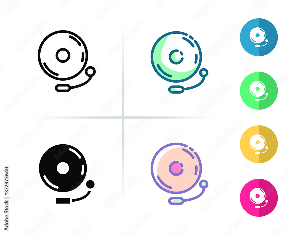 bell icon or logo with variety of styles bell icon or logo with variety of styles