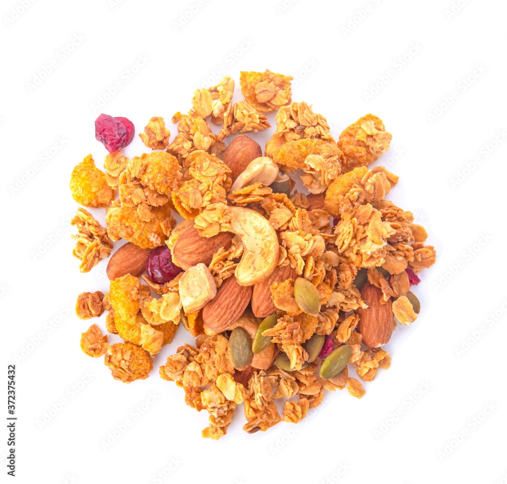 Cornflakes isolated on white background Cornflakes isolated on white background