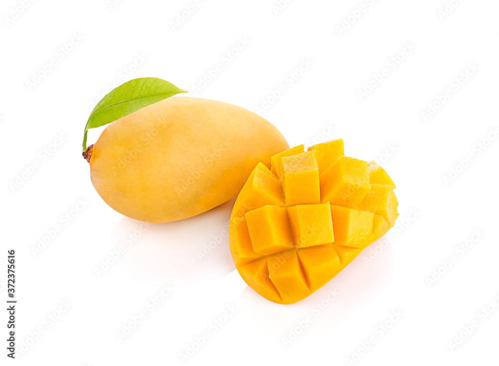 mango isolated on white background mango isolated on white background