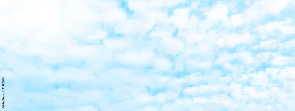 Obraz premium Blue sky and clouds panoramic shot 3507