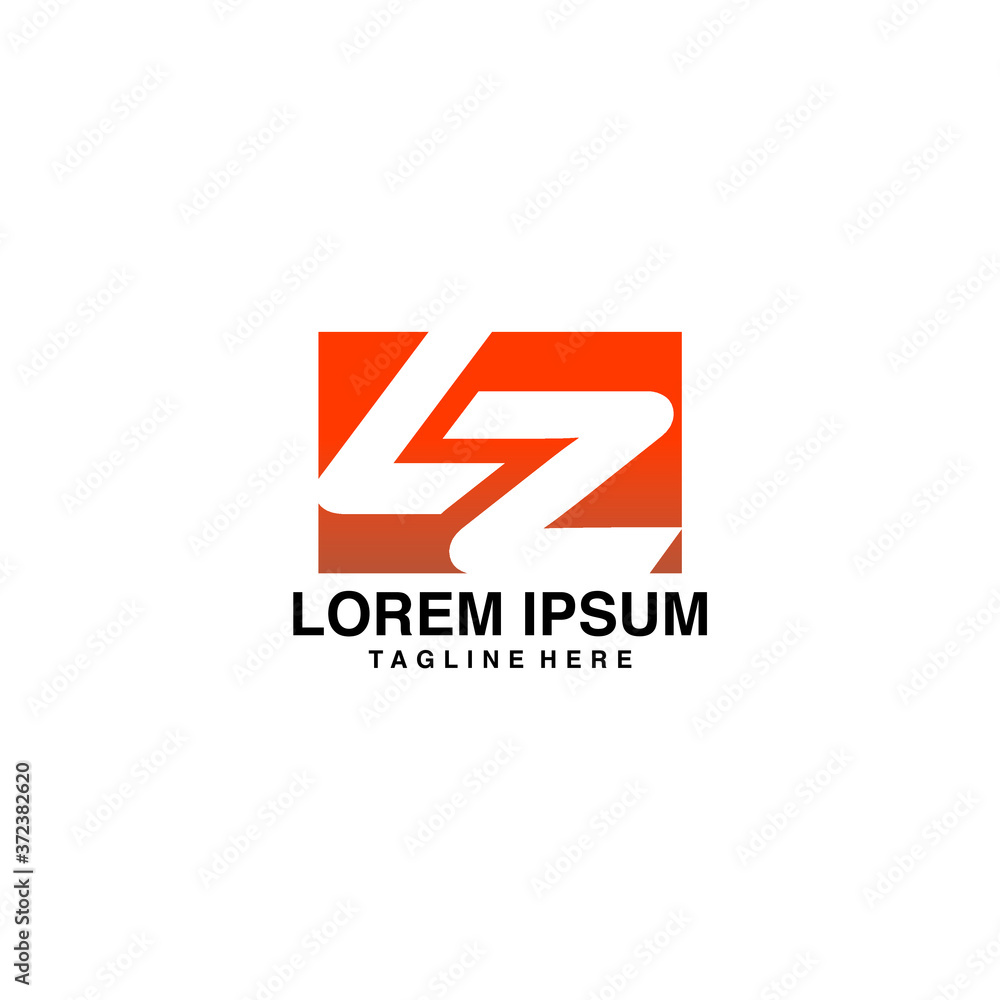 Initials L & Z Letter Logo Vector Illustration Icon Initials L & Z Letter Logo Vector Illustration Icon