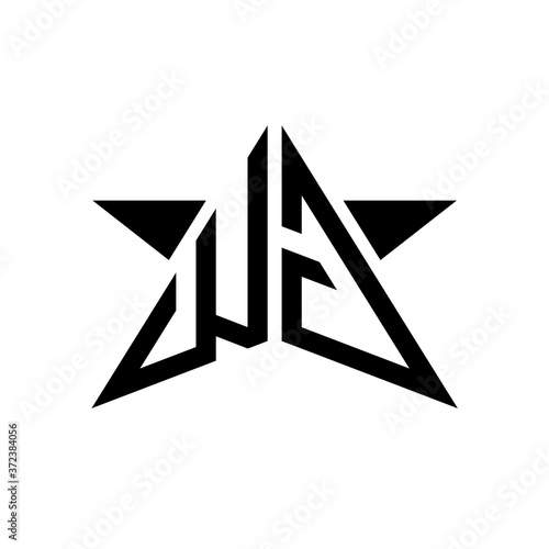 Free Download Initial Star Monogram Logo WG - GFXLoad
