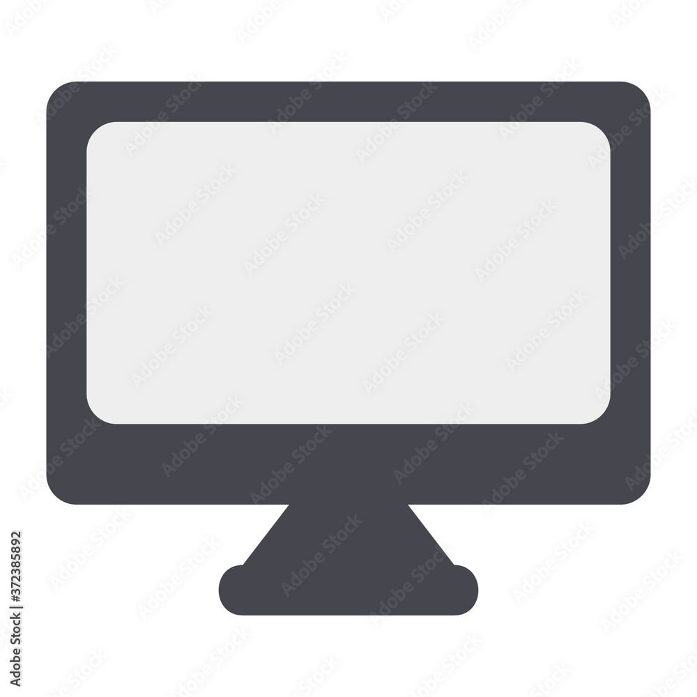 Computer icon vector illustration in flat style for any projects Computer icon vector illustration in flat style for any projects
