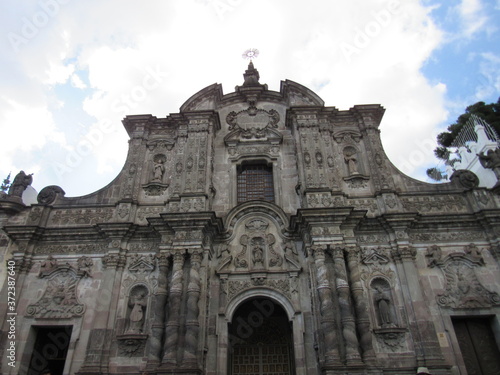HISTORIC CENTER. QUITO, ECUADOR. JESUS COMPANY CHURCH