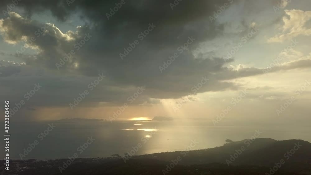 Time lapse from Drone Koh Samui - Thailand -Sunset and clouds in 4k resolution Time lapse from Drone Koh Samui - Thailand -Sunset and clouds in 4k resolution