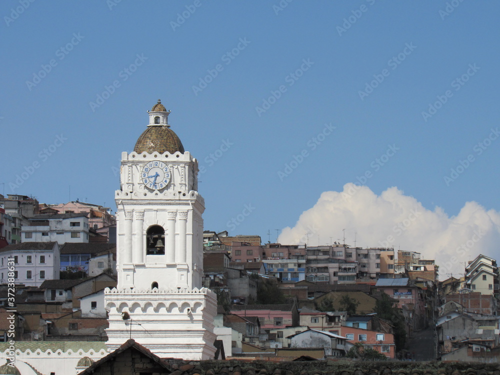Obraz premium HISTORIC CENTER. QUITO, ECUADOR.