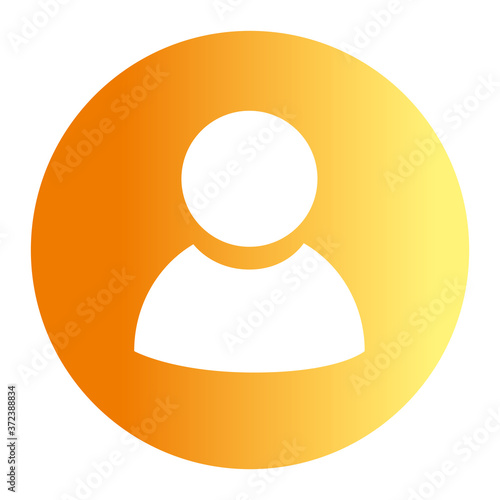 user icon button, in white background vector illustration design