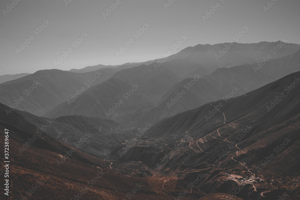 Fototapeta premium mountains in the morning