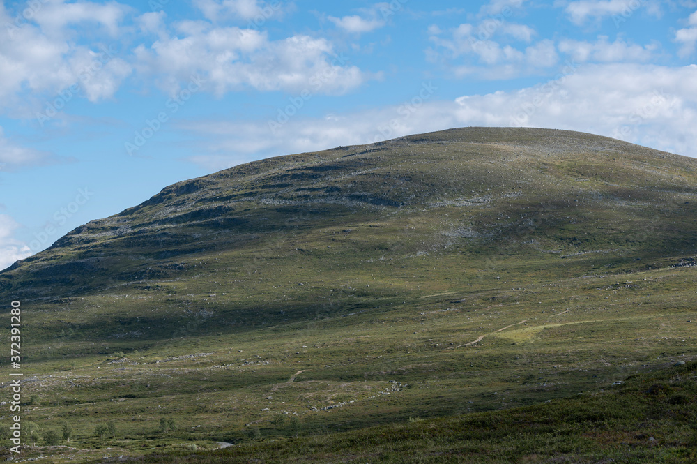 Fototapeta premium mountain landscape with blue sky