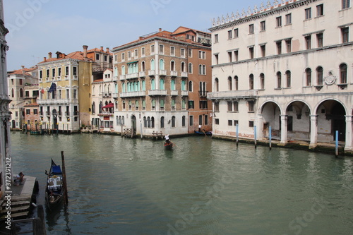 Scene in the city of Venice  Italy.