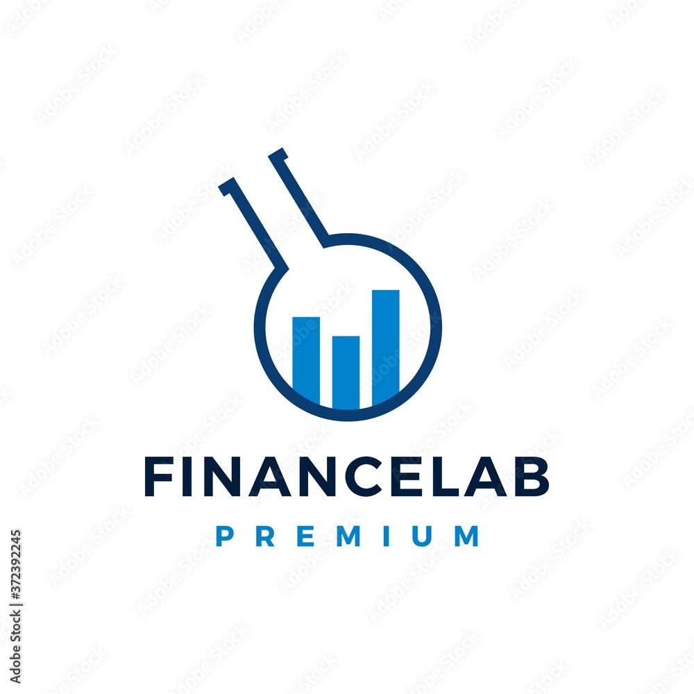 finance lab logo vector icon illustration finance lab logo vector icon illustration