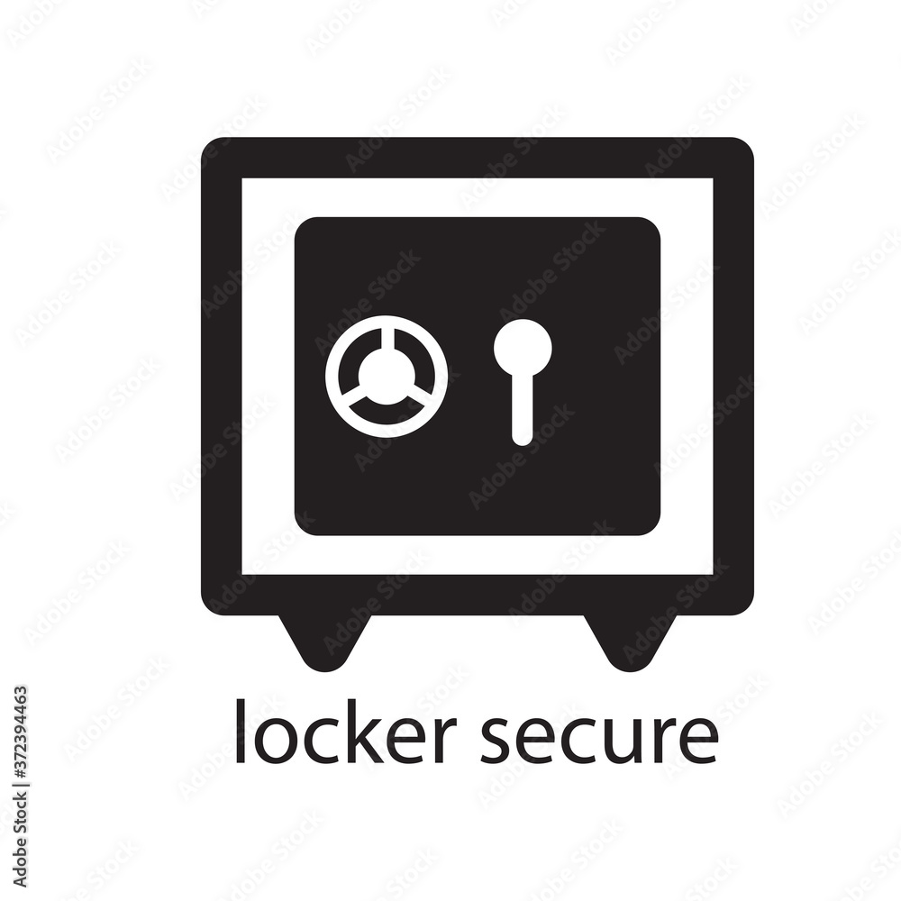 locker vaulted icon black vector illustration locker vaulted icon black vector illustration