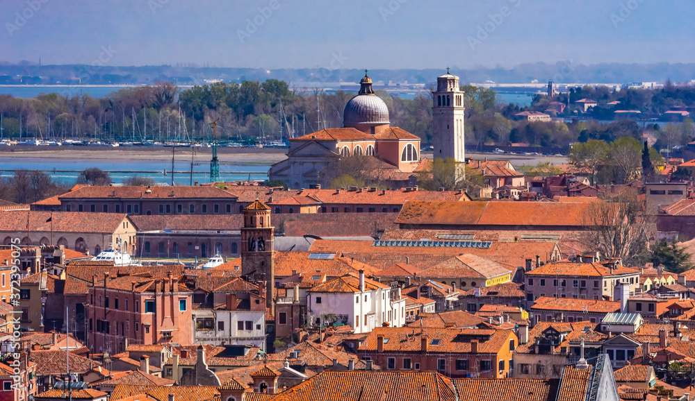 Churches Neighborhoods Venice Italy