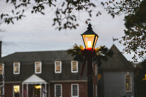 street lamp in the old town