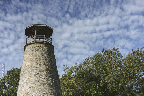 old lighthouse on the hill