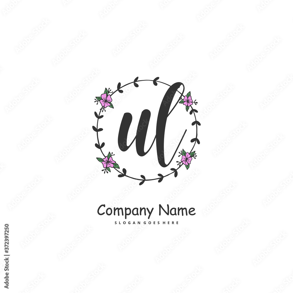 U L UL Initial handwriting and signature logo design with circle. Beautiful design handwritten logo for fashion, team, wedding, luxury logo. U L UL Initial handwriting and signature logo design with circle. Beautiful design handwritten logo for fashion, team, wedding, luxury logo.