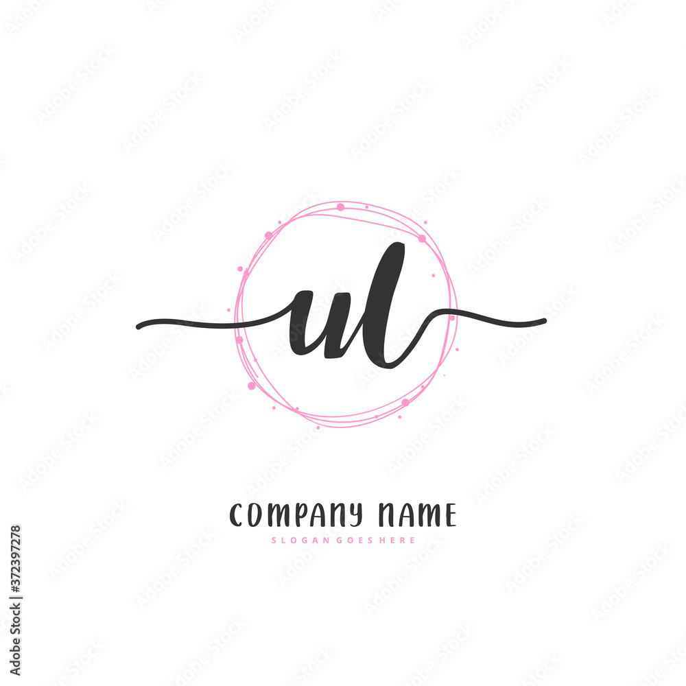 U L UL Initial handwriting and signature logo design with circle. Beautiful design handwritten logo for fashion, team, wedding, luxury logo. U L UL Initial handwriting and signature logo design with circle. Beautiful design handwritten logo for fashion, team, wedding, luxury logo.