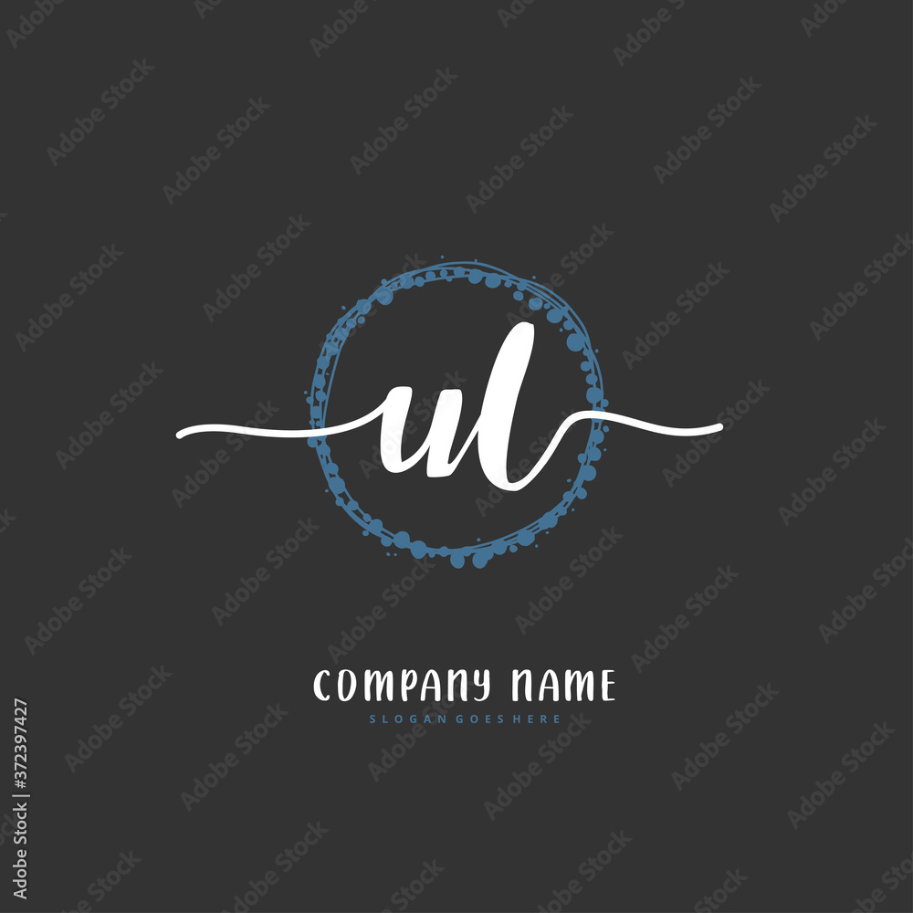 U L UL Initial handwriting and signature logo design with circle. Beautiful design handwritten logo for fashion, team, wedding, luxury logo. U L UL Initial handwriting and signature logo design with circle. Beautiful design handwritten logo for fashion, team, wedding, luxury logo.