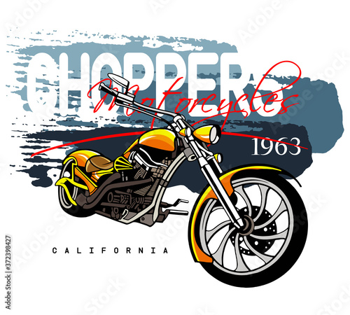CHOPPERS IMAGE FOR T SHIRT OR FASHION DESIGN ILLUSTRATION VECTOR