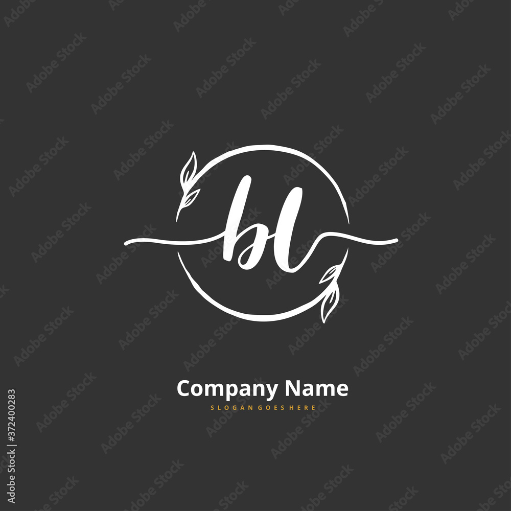 B L BL Initial handwriting and signature logo design with circle. Beautiful design handwritten logo for fashion, team, wedding, luxury logo. B L BL Initial handwriting and signature logo design with circle. Beautiful design handwritten logo for fashion, team, wedding, luxury logo.
