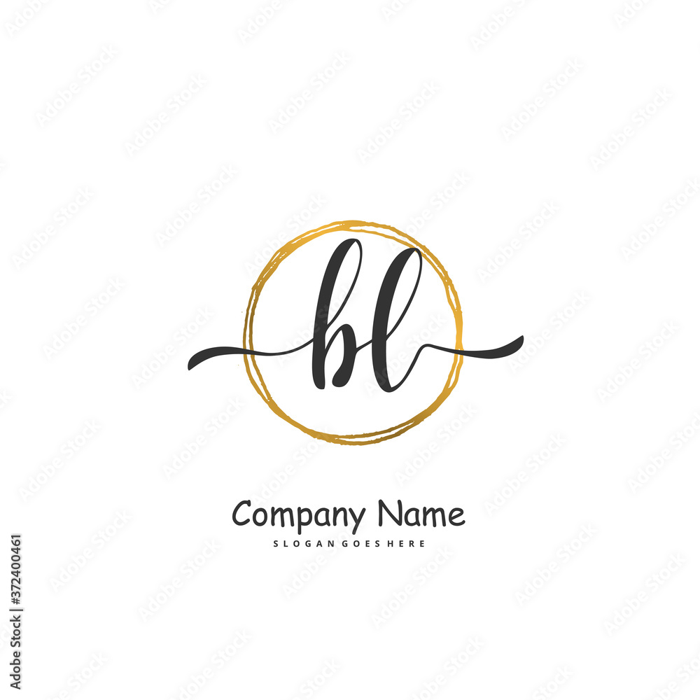 B L BL Initial handwriting and signature logo design with circle. Beautiful design handwritten logo for fashion, team, wedding, luxury logo. B L BL Initial handwriting and signature logo design with circle. Beautiful design handwritten logo for fashion, team, wedding, luxury logo.