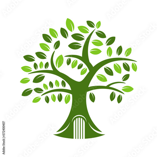 tree house creative logo concept