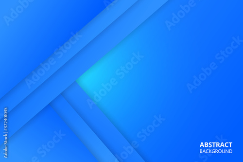 Abstract blue background for use in design. Geometric shapes of triangles on a blue background.