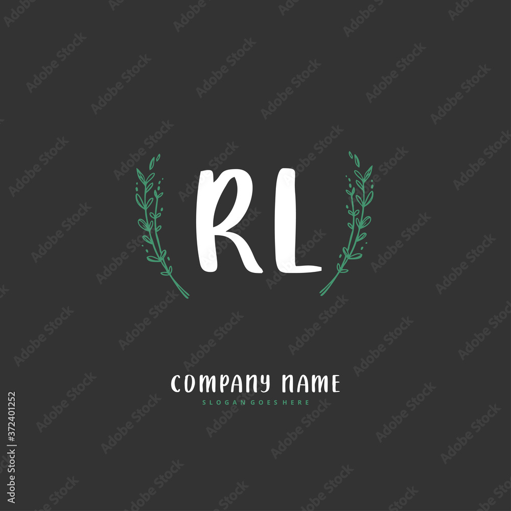 R L RL Initial handwriting and signature logo design with circle. Beautiful design handwritten logo for fashion, team, wedding, luxury logo. R L RL Initial handwriting and signature logo design with circle. Beautiful design handwritten logo for fashion, team, wedding, luxury logo.
