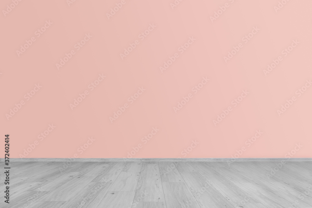 Color wall in empty room Color wall in empty room