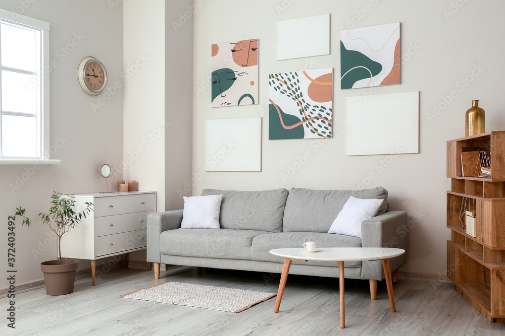 Stylish interior of living room Stylish interior of living room